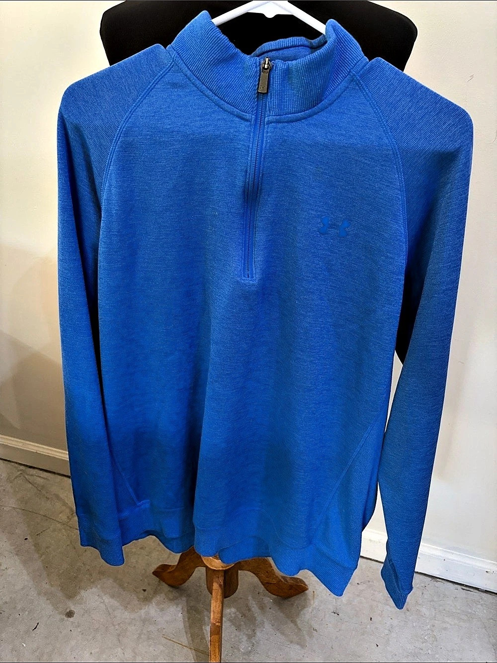 Under Armour ColdGear Loose 1/2-Zip Pullover Blue XL